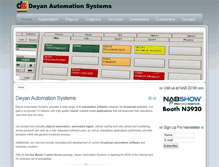 Tablet Screenshot of deyanautomation.com